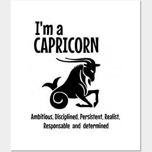 I'm a capricorn Posters and Art